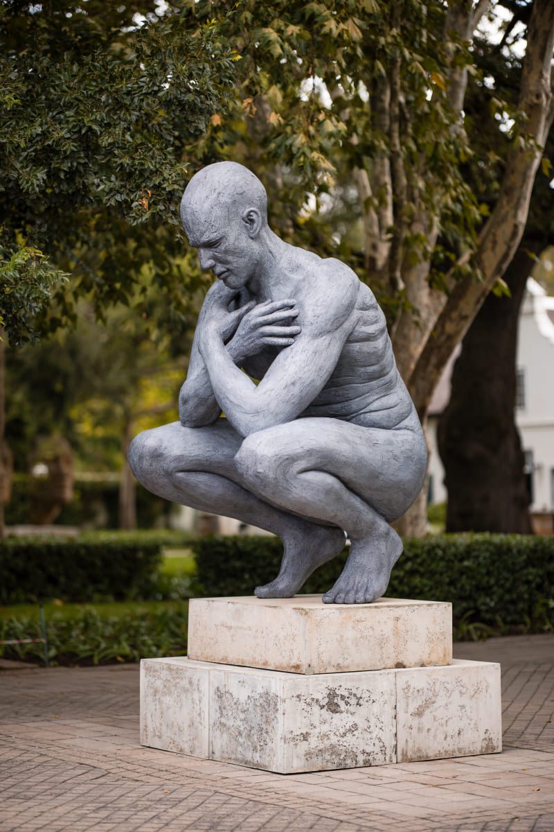 Crouching Man Monumental AntonSmit (1)