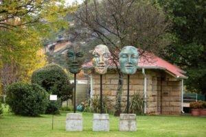 Faith and Faces Mask modern sculpture art