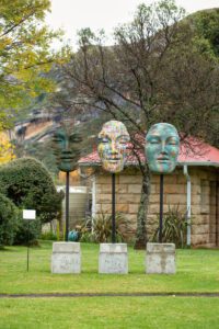 Faith and Faces Mask modern sculpture art