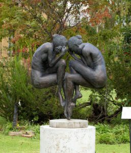 Gemini modern sculpture art