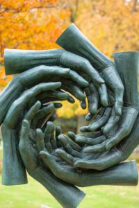 Whirlwind 1 modern sculpture art